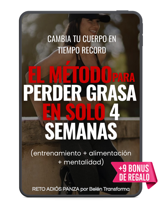 Perdé Grasa En 4 Semanas: Método 100% Efectivo De Entrenamiento + Alimentación